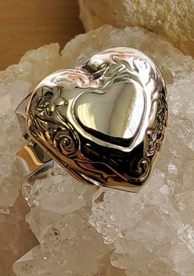 Heart Locket Ring